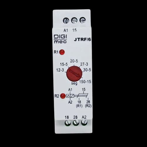 Temporizador para Reversão de Motor JTRF/6 Digimec