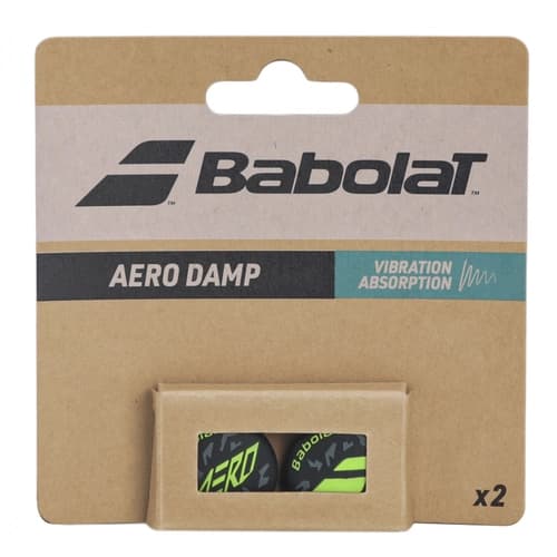 Antivibrador Babolat Aero Damp Com 2 Unidades Preto e Verde