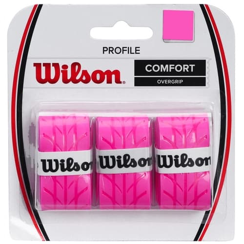 Overgrip Wilson Profile Rosa com 03 Unidades