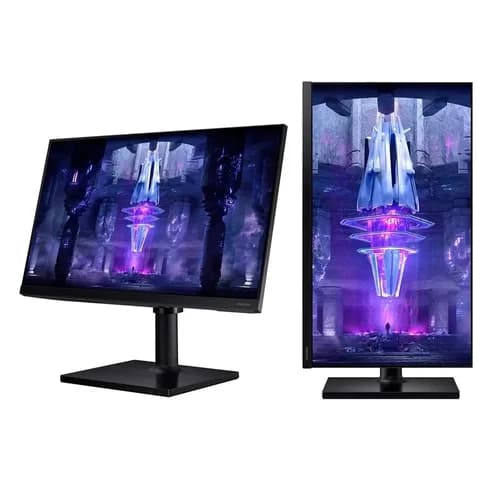 MONITOR 24" SAMSUNG GAMER ODYSSEY G30 144HZ, 1MS , FREESYNC , DP/HDMI AJUSTE ALTURA PIVOT INCLINACAO - LS24BG300ELMZD