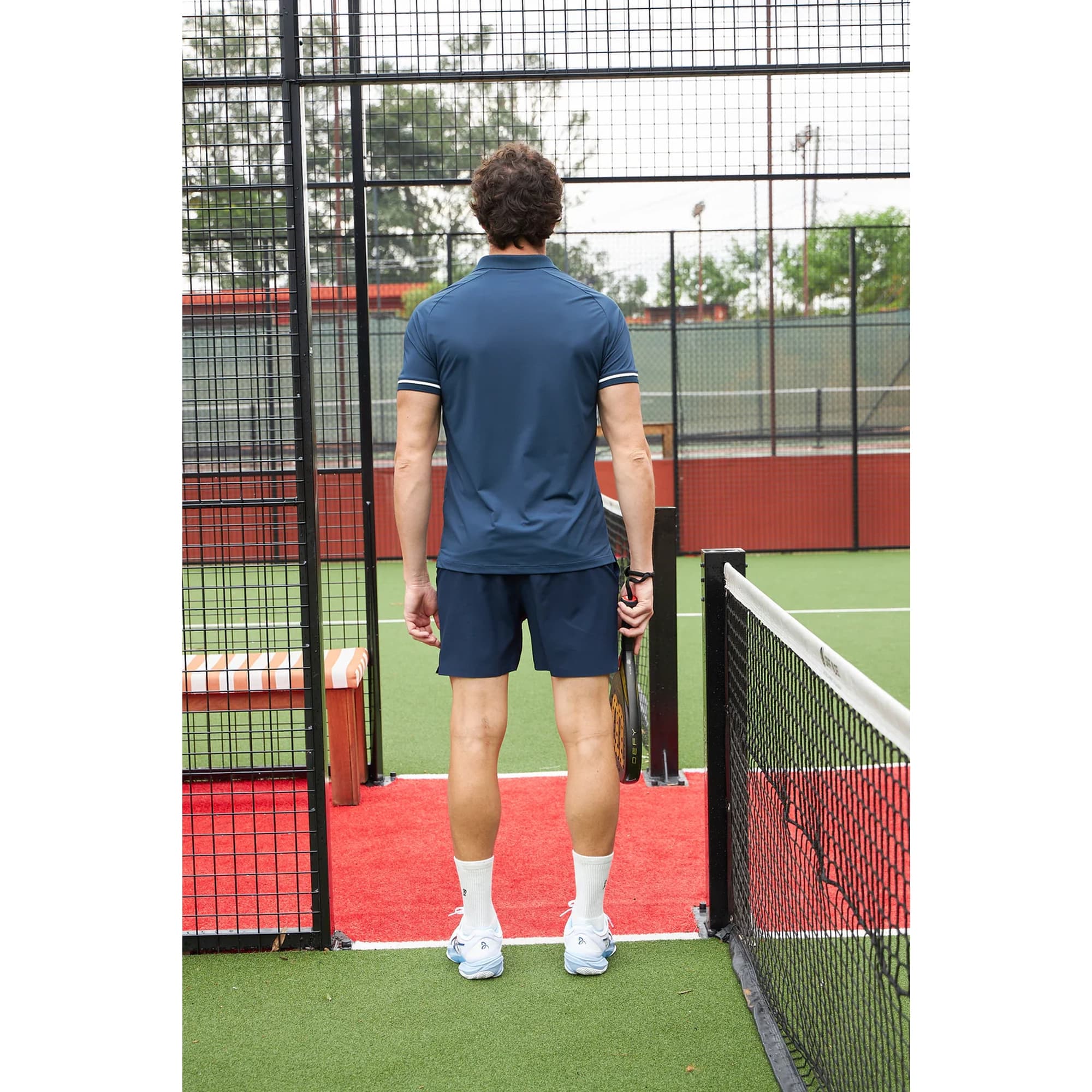 Polo Masculina Slyce All Court - Azul Marinho