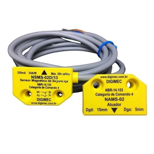 Sensor Magnético NR12 NAMS-02/NSMS-02D/33 Digimec