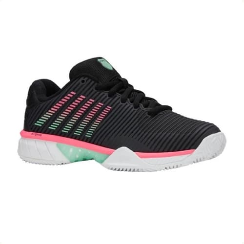 Tênis KSWISS Hypercourt Express 2 Clay Feminino Preto e Rosa