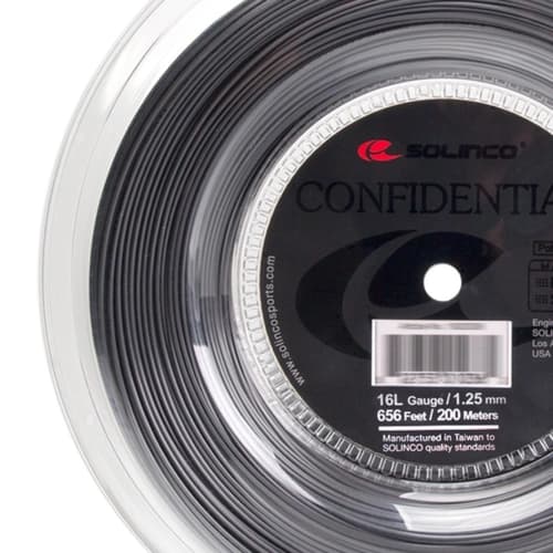 Corda Solinco Confidential 16L 1.25mm - Chumbo