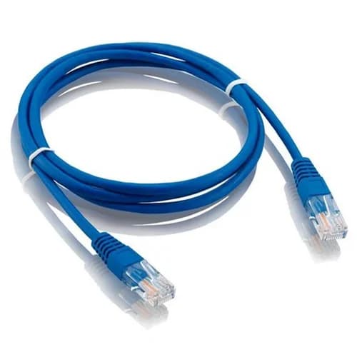 CABO DE REDE PLUS CABLE 1,5M PATCH CORD CAT6E PC-ETH6U15BL RJ45 1,5MTS AZUL