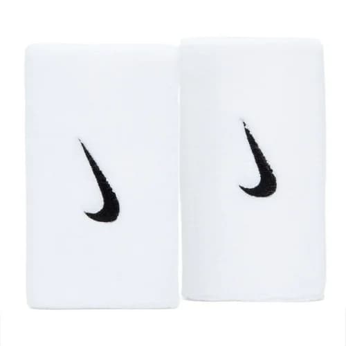 Munhequeira Nike Swoosh Branca com 2 Unidades - Longa
