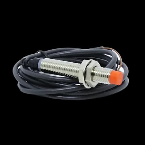 Sensor Indutivo Metálico 8mm Dist. Sensora 2mm 10-30Vcc PNP NA Cabo 1,5mts. CJY08E-02PA Digimec