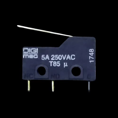 Micro Interruptor Subminiatura Alavanca Plana Média SM-02A Digimec