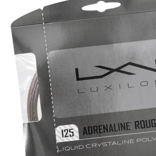 Corda Luxilon Adrenaline 16L 1.25mm Rough Cinza - Set Individual