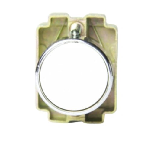 Botão de comando metálico 22mm branco 1NA HB2-BA11