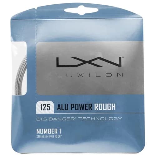 Corda Luxilon Alu Power Rough 17L 1.25mm Prata - Set Individual