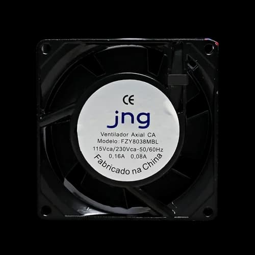 Microventilador 80x80mm 110-220V