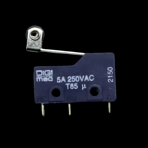 Micro Interruptor Subminiatura Alavanca Curta com Rolete SM-05A Digimec