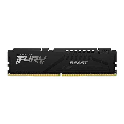 PENTE DE MEMORIA DDR5 16GB 5200MHZ KINGSTON FURY BLACK , C40, KF552C40BB-16