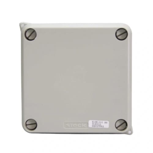 Caixa plástica tampa opaca 102x102x55 SSX-111 Steck