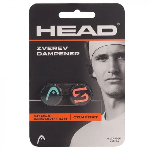 Antivibrador Head Zverev Dampner Preto - Com 02 Unidades