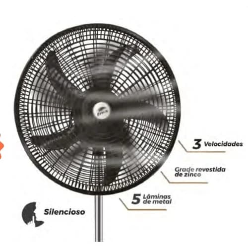 Ventilador Coluna 18 pol, 110v Evoox 02 Unidades