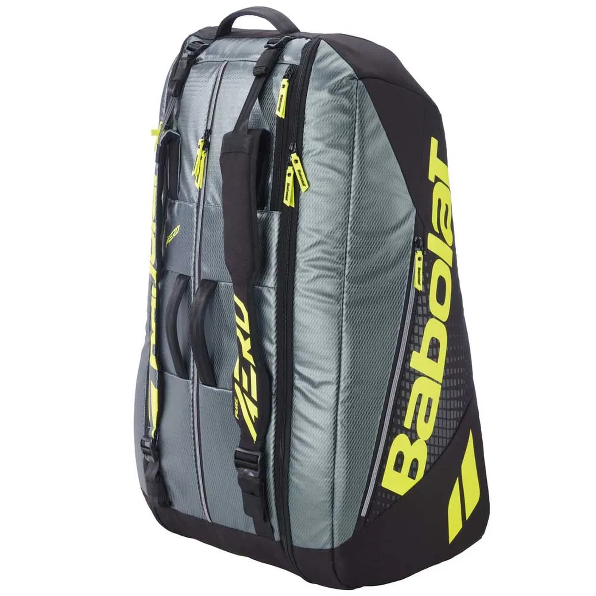 Raqueteira Babolat Pure Aero RH12 X12 – Verde, Amarela e Preta