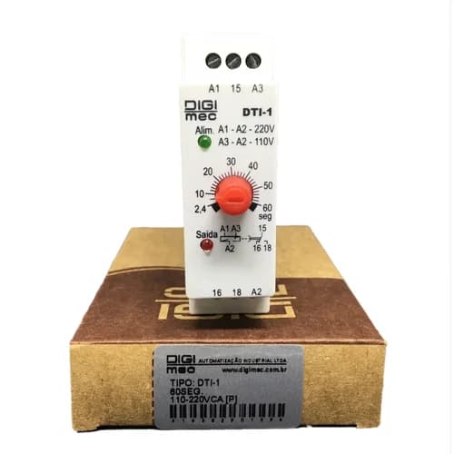Temporizador Impulso na Energização DTI-1 Digimec