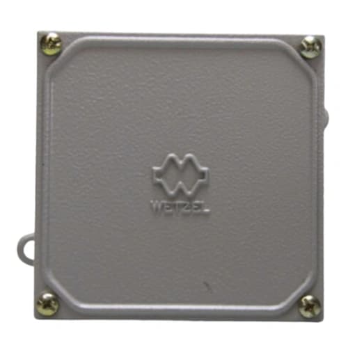 Caixa de passagem em alumínio 93x93x57 CP-10106 Wetzel
