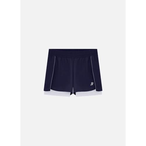 Short 2x1 Slyce All Court Feminino 2.0 - Azul Marinho