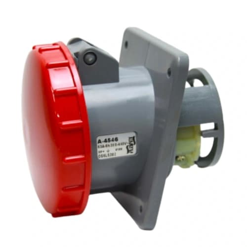 Tomada de Embutir Steck 63A 3P+T 380/440V A-4546