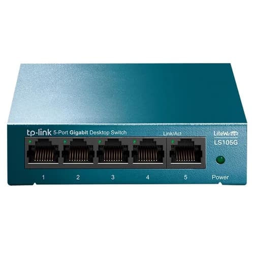 SWITCH 5 PORTAS TP-LINK LS1005G GIGABIT 10/100/1000