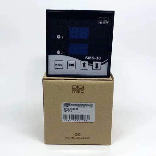 Controlador Microprocessado 72x72mm SMS-38 Líder