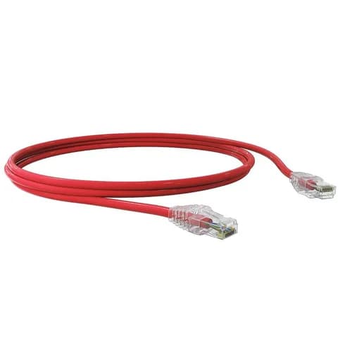 CABO DE REDE FURUKAWA CAT-6 2.5M PATHC CORD VERMELHO CMX T568A/B CMX T568A/B