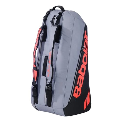 Raqueteira Babolat Pure Strike RH6 X6 – Cinza, Laranja e Preto