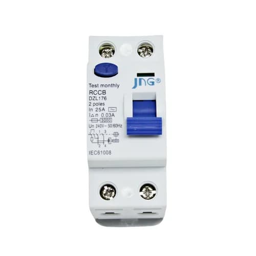 Interruptor Diferencial Bipolar 25A DZL176 2P 25A JNG