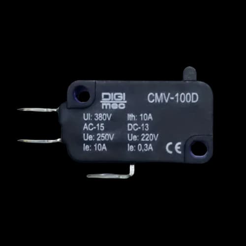 Micro Interruptor Miniatura Atuador de Pino CMV-100D Digimec