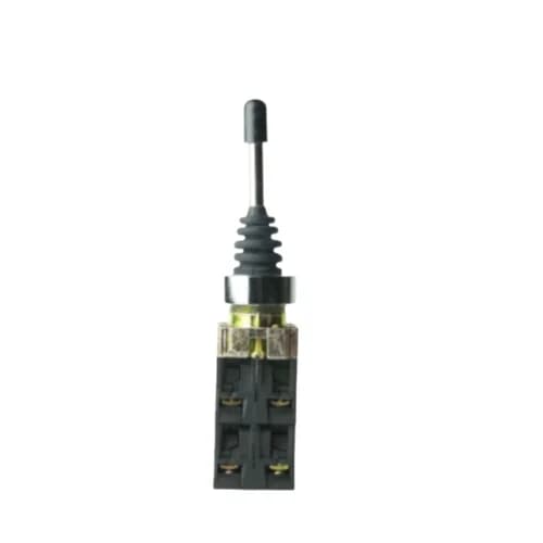 Manipulador metálico, 22mm, 4 posições com retorno, bloco de contato 4NA, HB2-PA24