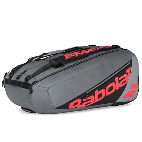 Raqueteira Babolat Pure Strike RH9 X9 - Cinza Laranja e Preto