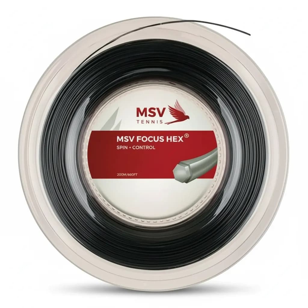 Corda MSV Focus Hex 1.23mm - Preta