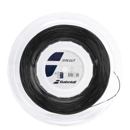 Corda Babolat Syn Gut 16L 1.30mm - Preta