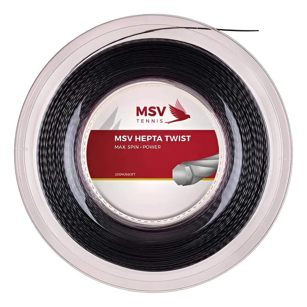 Corda MSV Hepta Twist 1.25mm - Preta